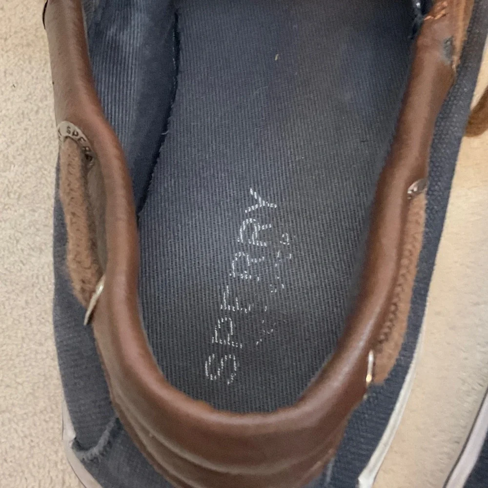 Sperry Men's Navy and Brown Boat Shoes